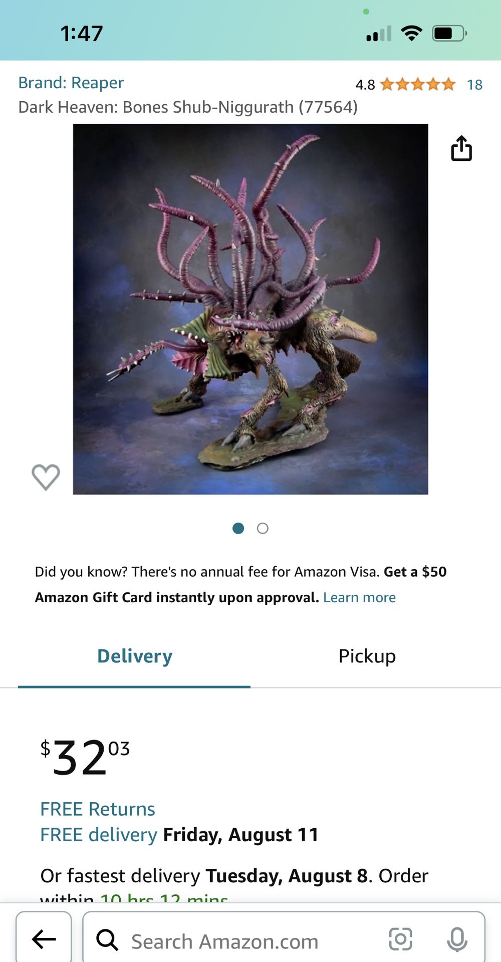 Shub Niggurath  board game collectible - Main Image 2