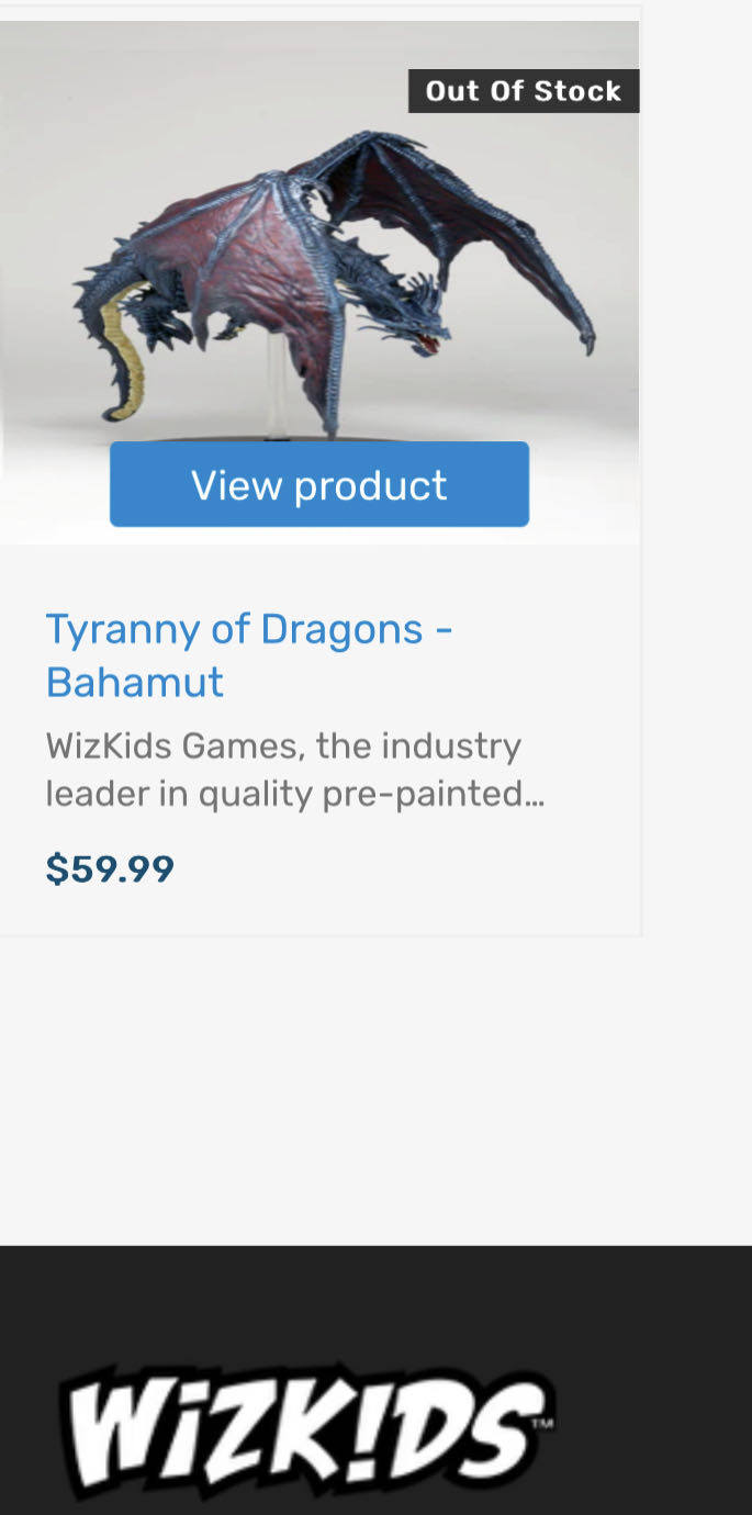 Bahamut (Dragon)  board game collectible - Main Image 2