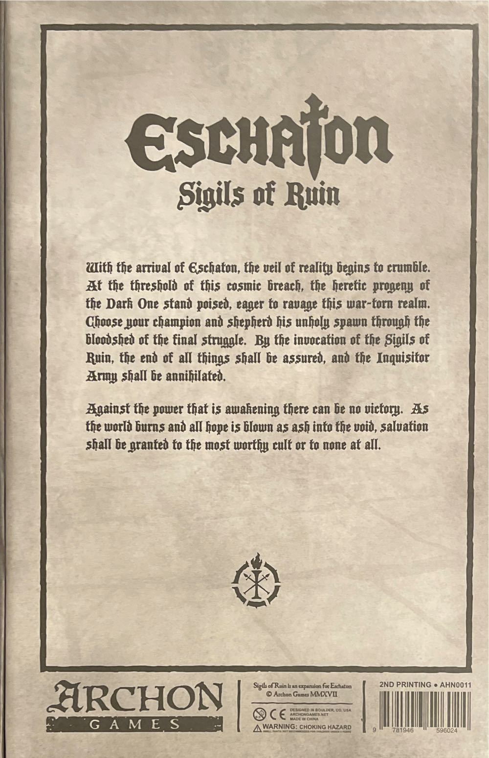 Eschaton: Cultist Meeples  board game collectible [Barcode 9781946596024] - Main Image 2