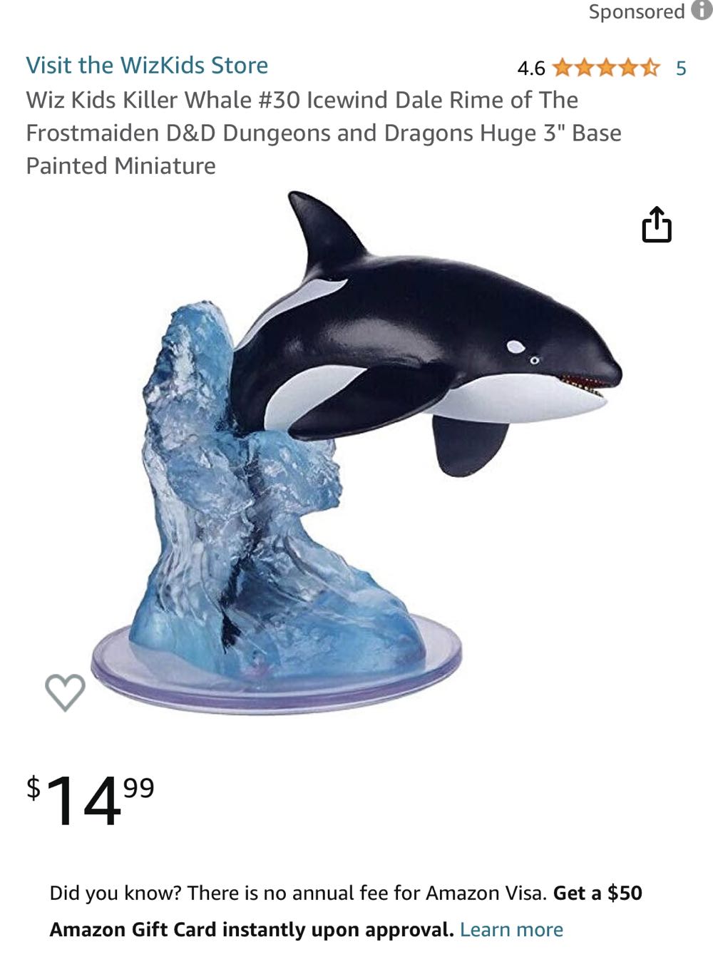 Killer Whale  board game collectible - Main Image 2