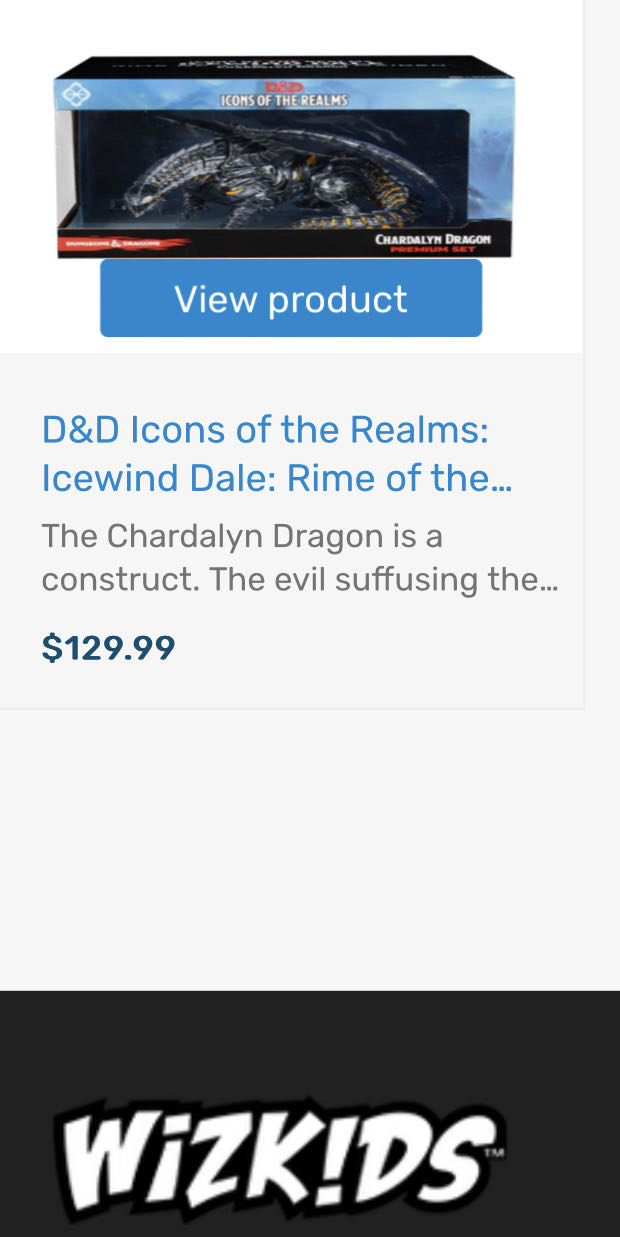 D&d Icons Of The Realms: Icewind Dale: Rime Of The Frostmaiden Chardalyn Dragon Premium Figure  board game collectible [Barcode 634482960103] - Main Image 3