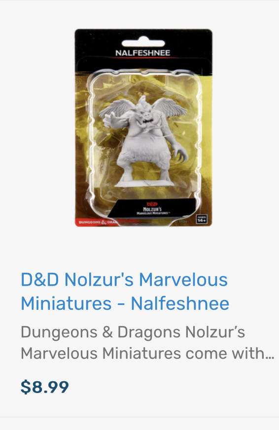 D&d Nolzur’s Marvelous Miniatures Nalfeshnee  board game collectible [Barcode 634482900840] - Main Image 2