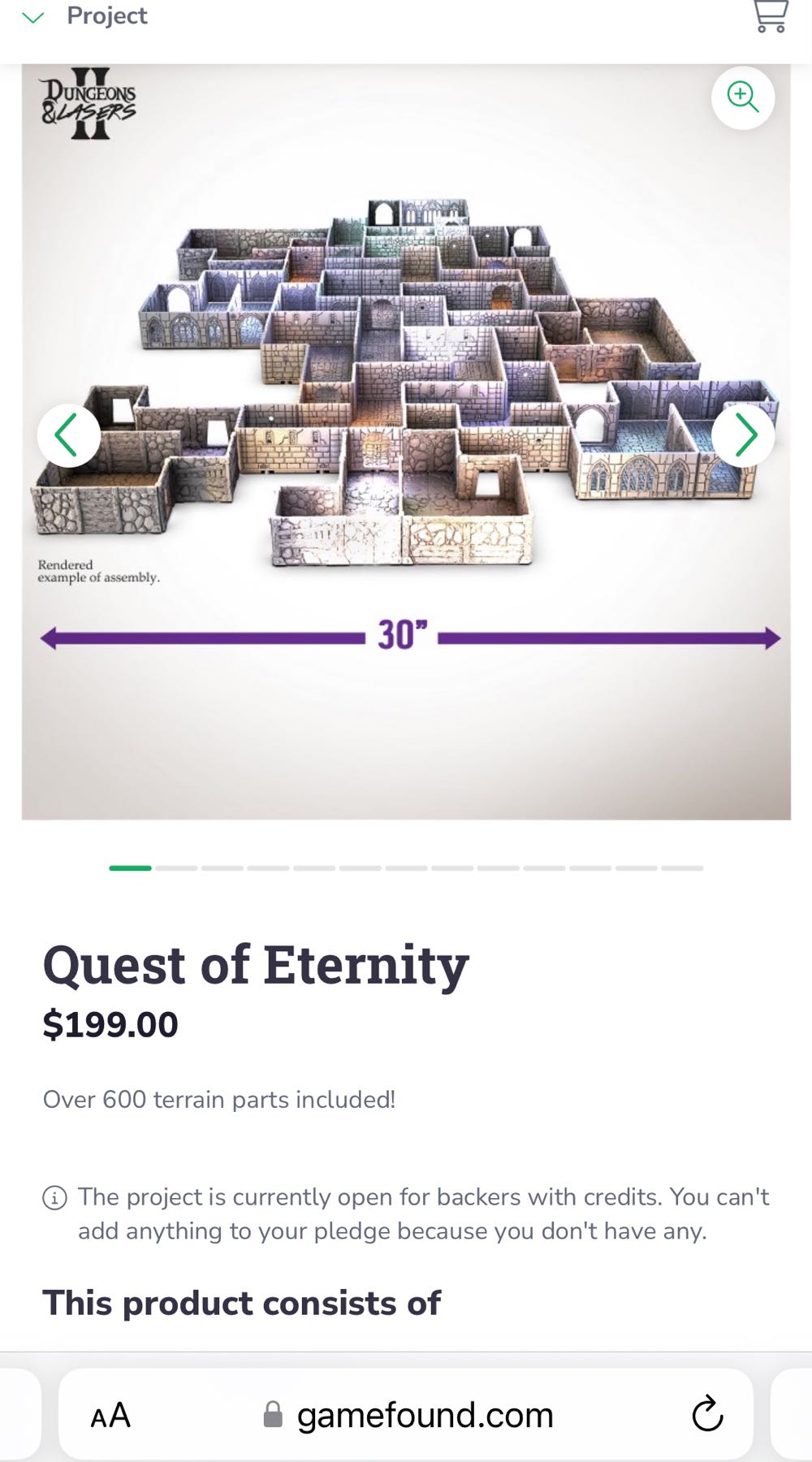 Dungeons & Lasers: Quest of Eternity  board game collectible [Barcode 5901414670559] - Main Image 2