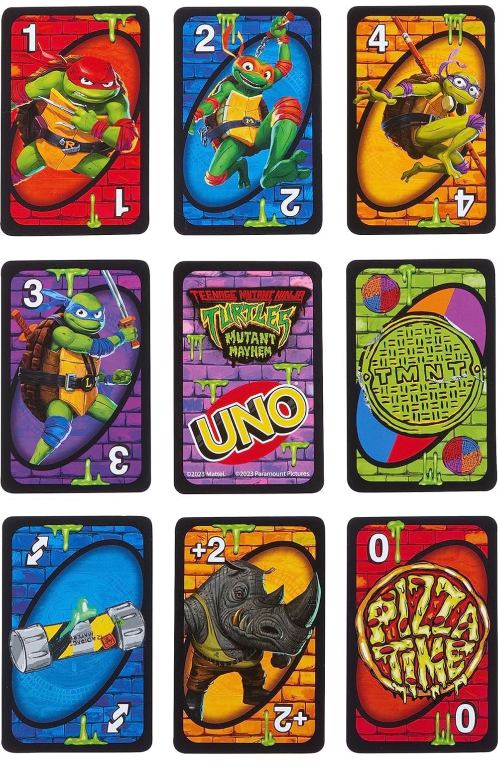 UNO® • Teenage Mutant Ninja Turtles: Mutant Mayhem  (2-10) board game collectible [Barcode 194735168781] - Main Image 3