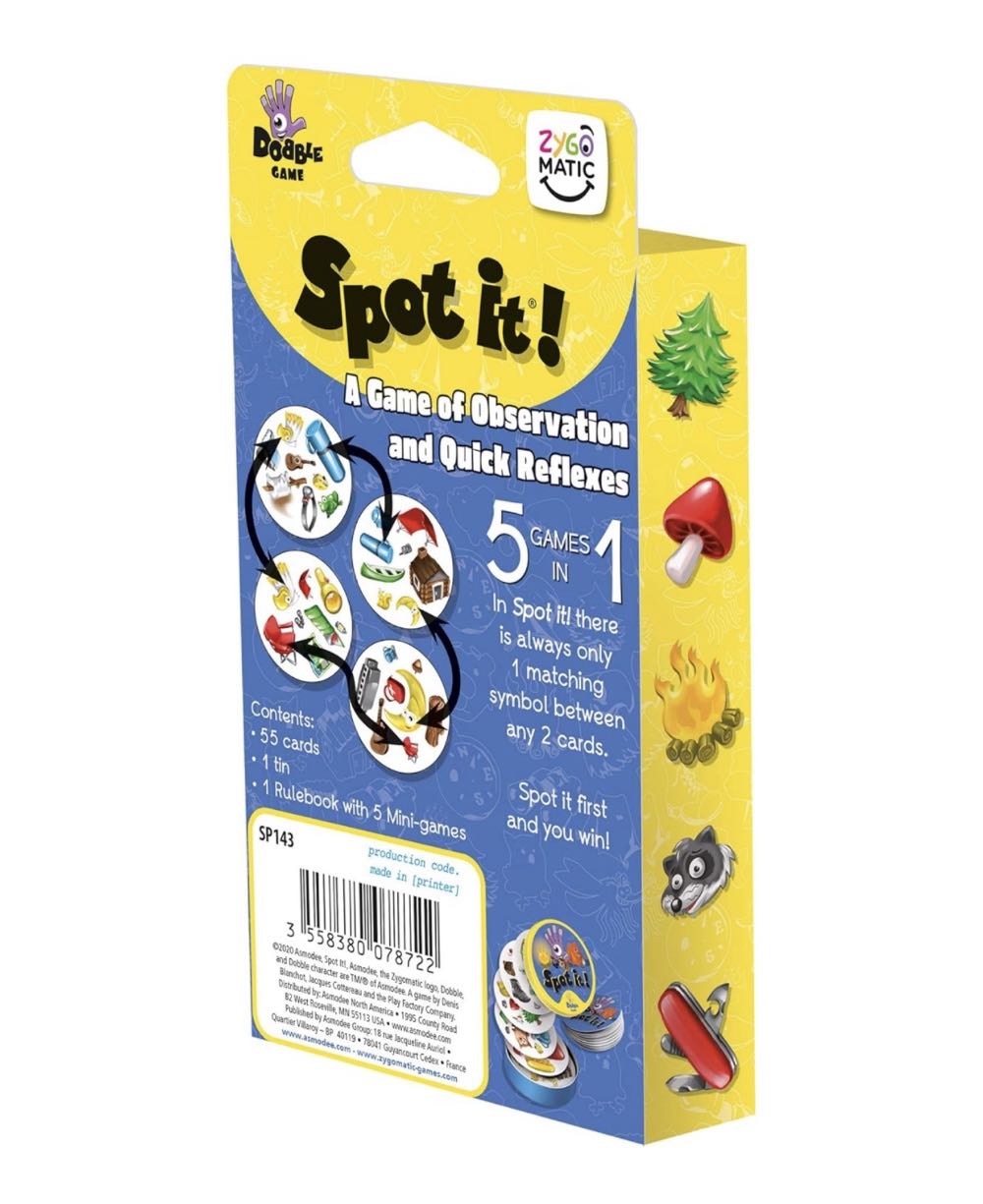 Spot It! Camping (2–8 players | 6+ | *5–15 min.)  (2–8) board game collectible - Main Image 2