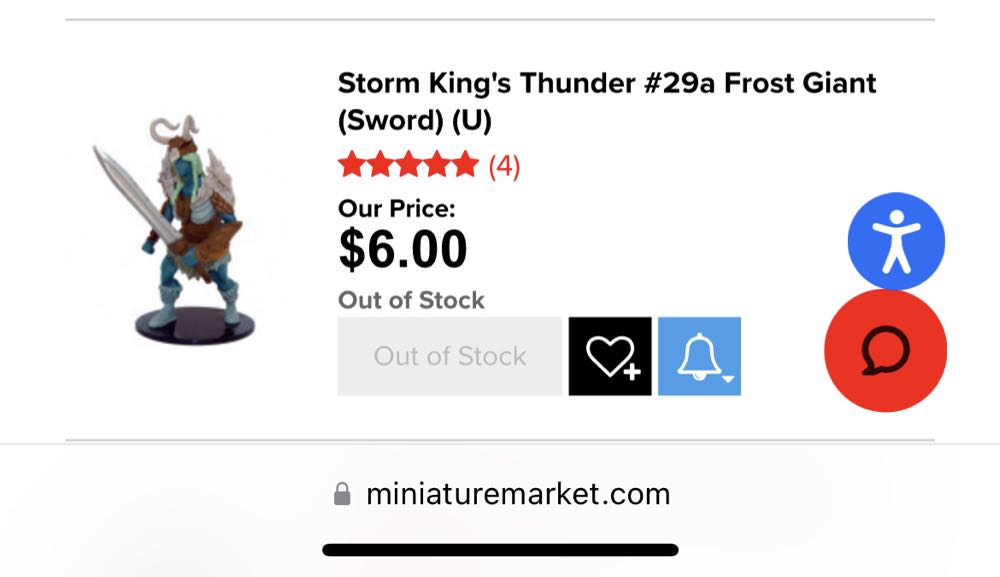 Frost Giant  board game collectible - Main Image 2