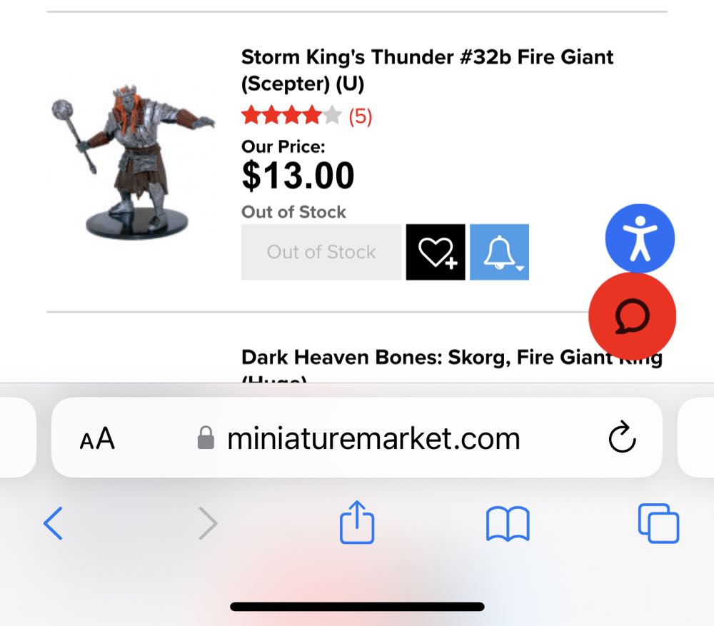 Fire Giant  board game collectible - Main Image 2