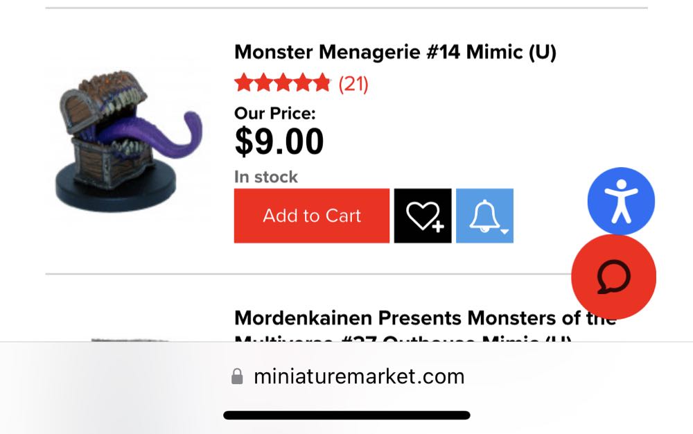 BOX: Mimics, Centaurs, Umber Hulks, & Set Pieces  board game collectible - Main Image 2