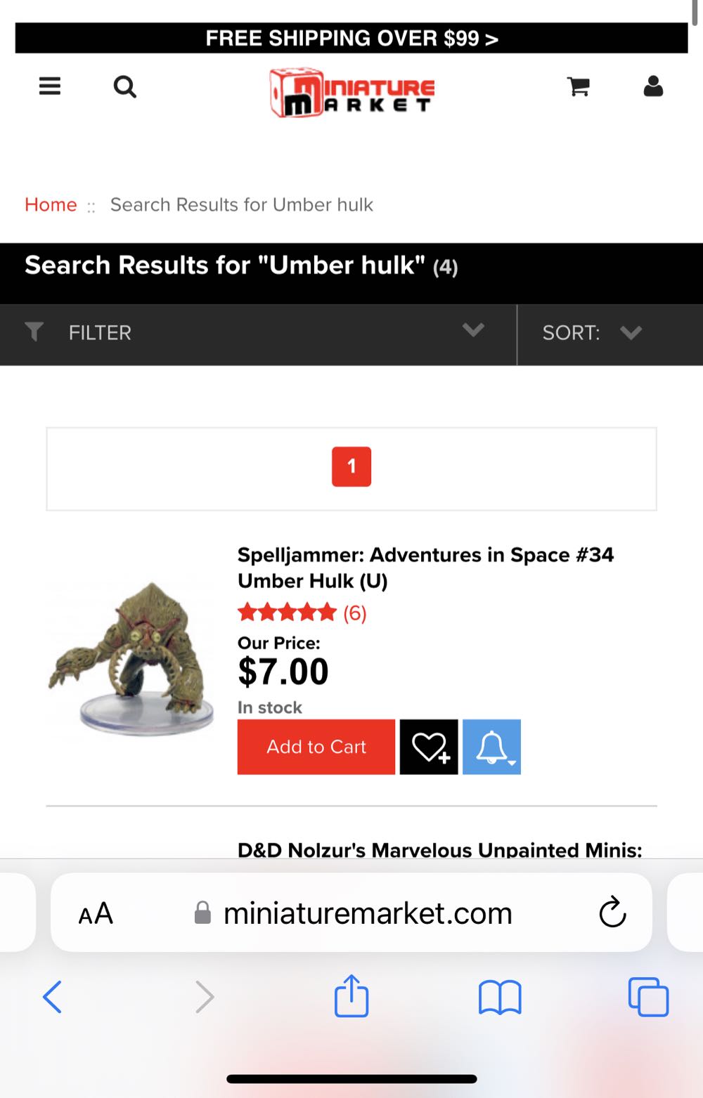 BOX: Mimics, Centaurs, Umber Hulks, & Set Pieces  board game collectible - Main Image 3