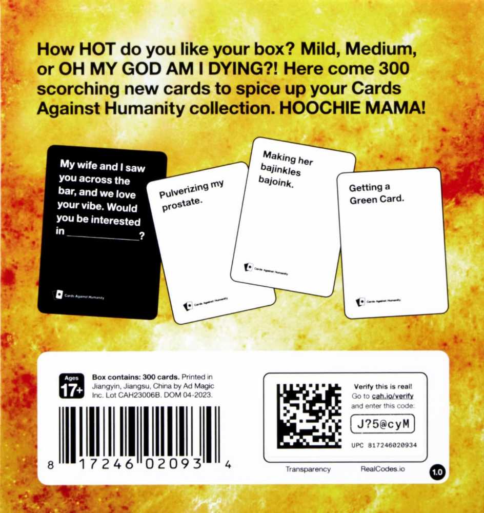 Cards Against Humanity: Hot Box  (4+) board game collectible [Barcode 817246020934] - Main Image 2