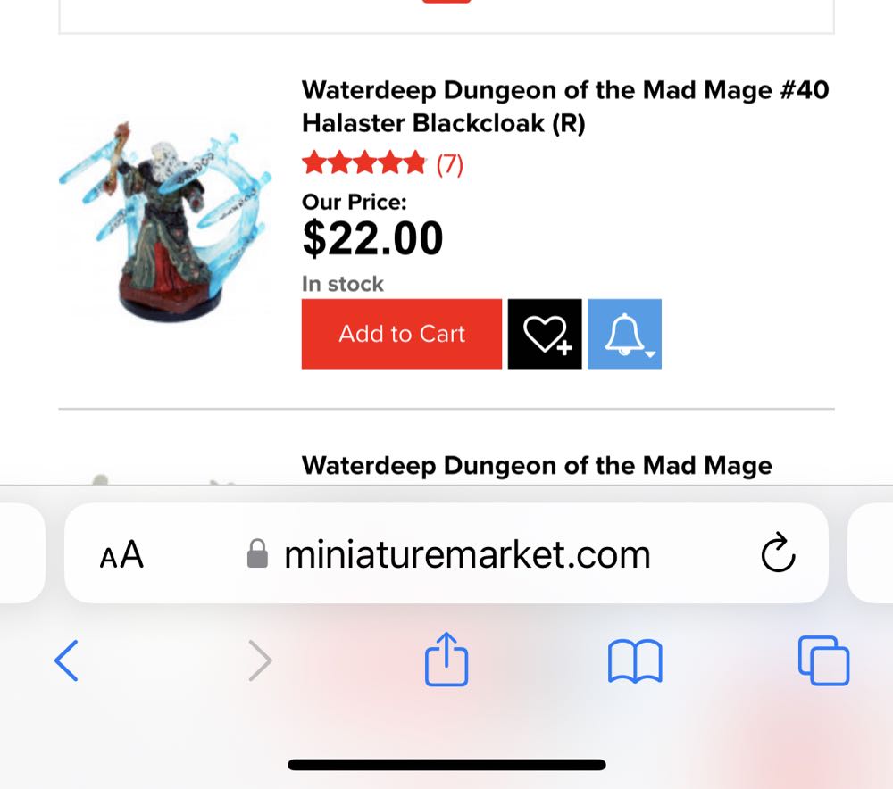 Halaster Blackcloak  board game collectible - Main Image 2