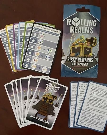 Rolling Realms: Risky Rewards   (1-6) board game collectible - Main Image 3