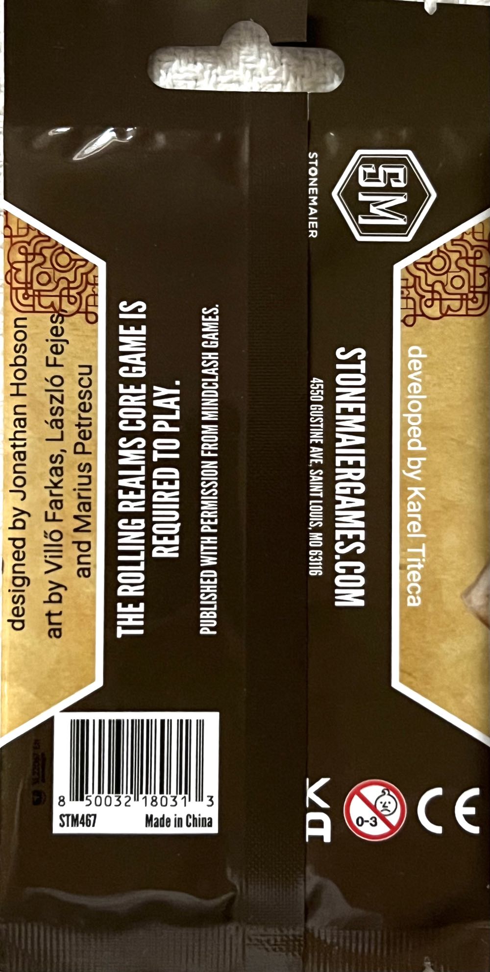 Rolling Realms - Trickerion  (1-6) board game collectible [Barcode 850032180313] - Main Image 2