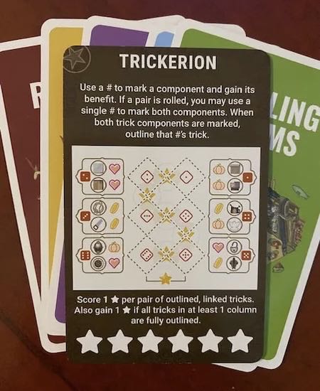 Rolling Realms - Trickerion  (1-6) board game collectible [Barcode 850032180313] - Main Image 3