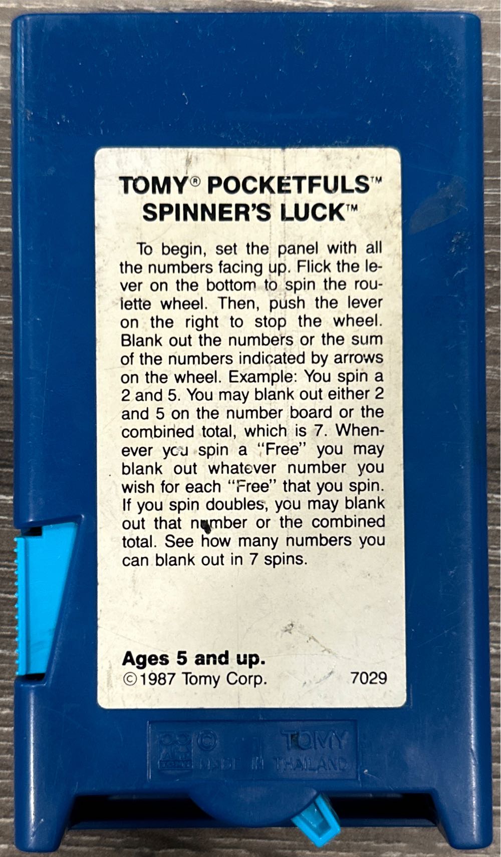 Spinner’s Luck  board game collectible - Main Image 2
