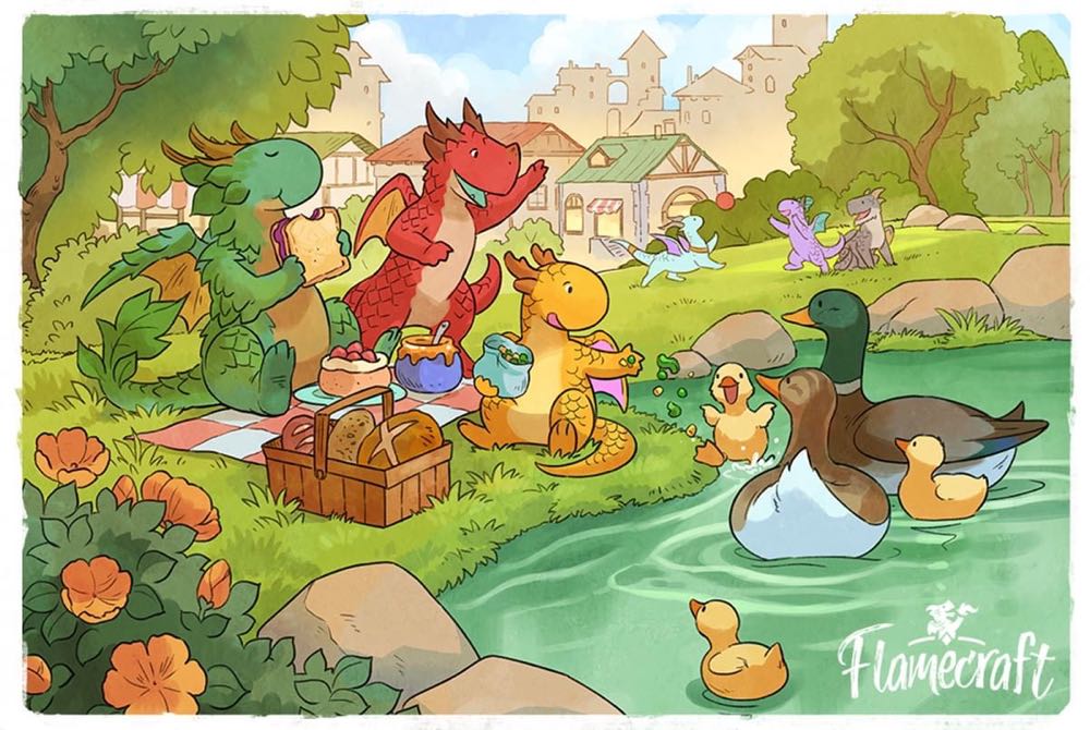 Flamecraft: Lucky Lake Promo  (1-5) board game collectible - Main Image 2