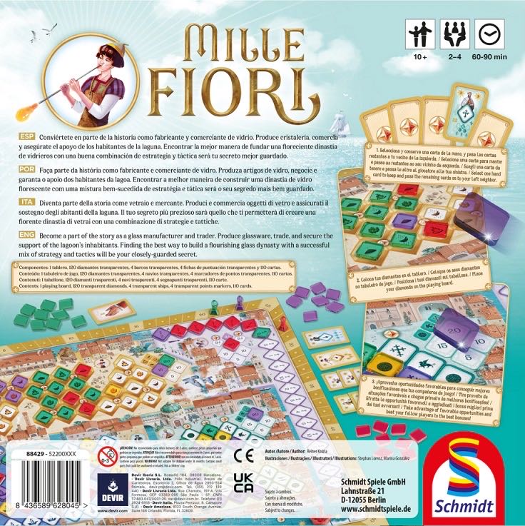 Mille Fiori  (2-4) board game collectible [Barcode 8436589628045] - Main Image 2