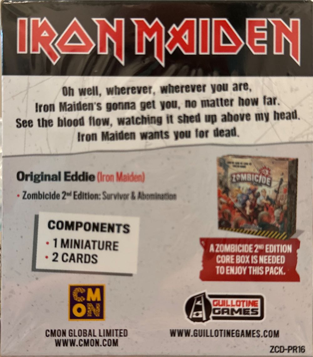 Iron Maiden : Original Eddie  board game collectible [Barcode 889696015921] - Main Image 2