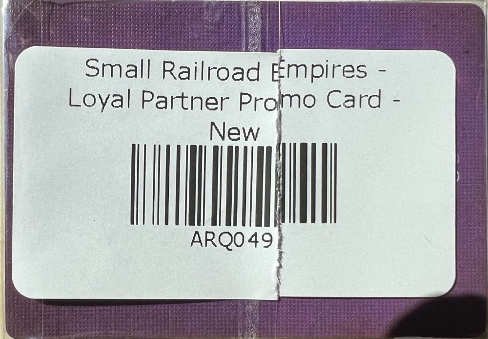 Small Railroad Empires: Loyal Partner Promo  (1-4) board game collectible [Barcode 074000008748] - Main Image 3