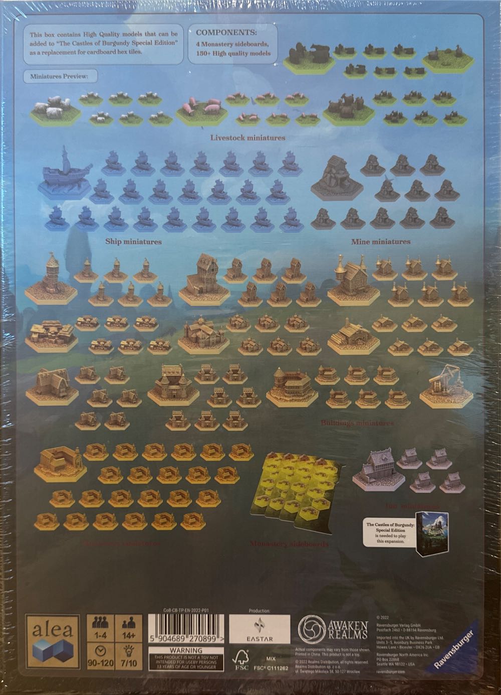 The Castles Of Burgundy (Special Edition) - Terrain Pack  (1-4) board game collectible [Barcode 5904689270899] - Main Image 2