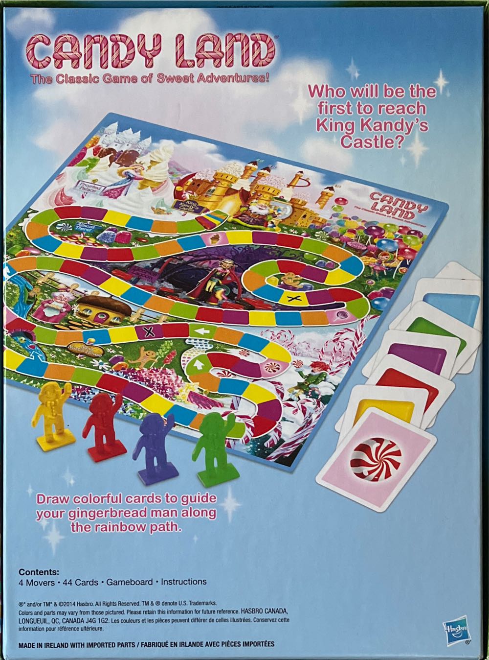Candy Land The Classic Game Of Sweet Adventures!  (2 -4) board game collectible [Barcode 630509312399] - Main Image 2