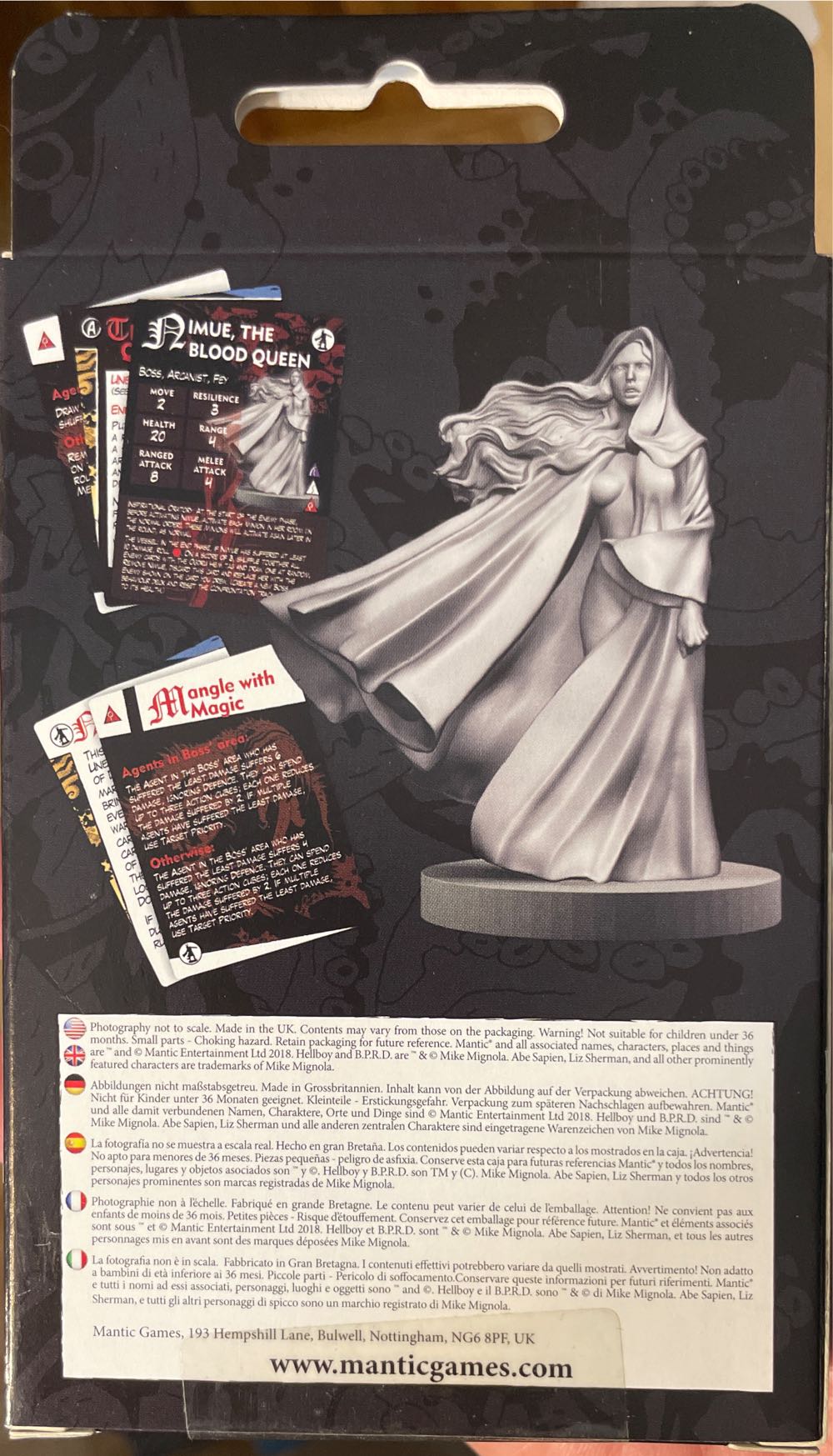Hellboy Boardgame, Nimue The Blood Queen Hellboy  board game collectible [Barcode 5060469664521] - Main Image 2