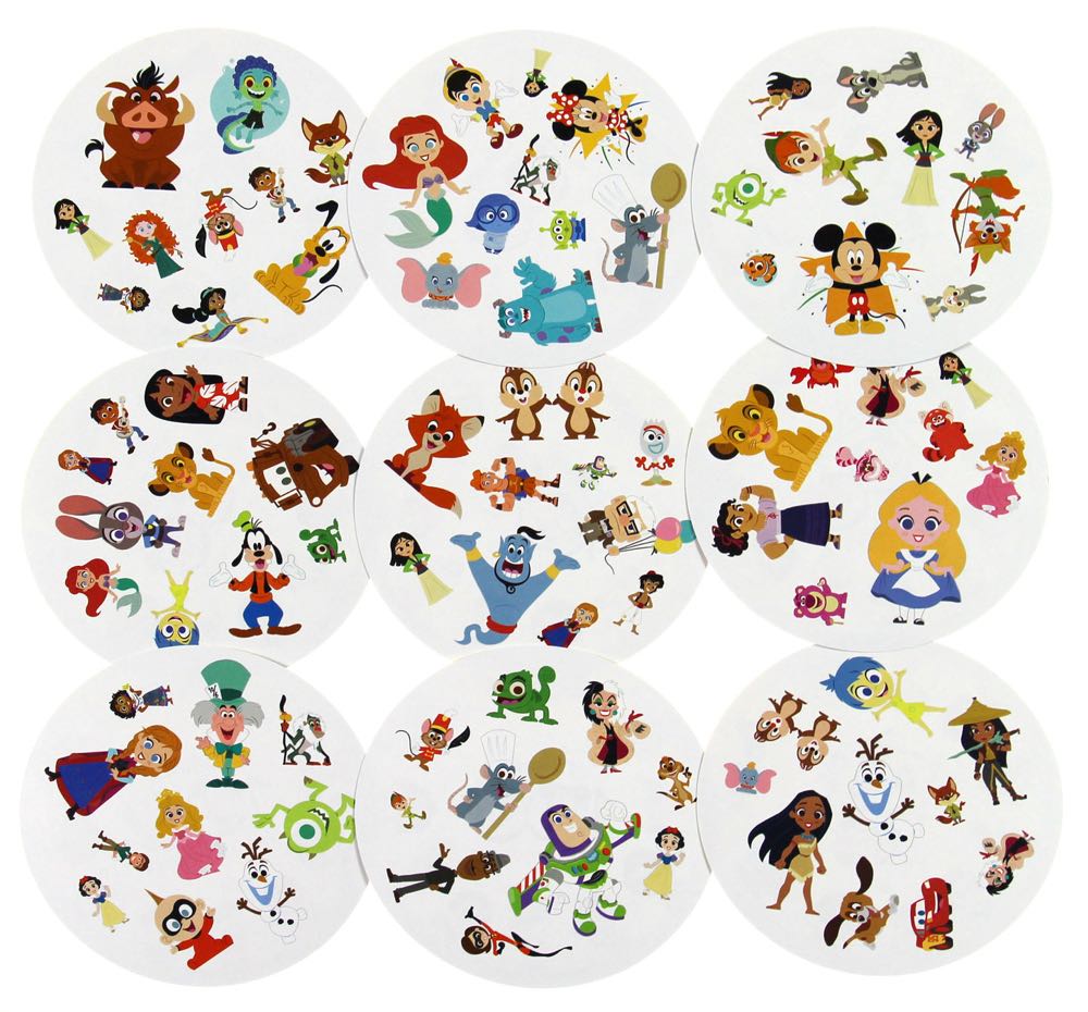 Spot It! Disney (2–8 players | 6+ | *5–15 min.)  (2–8) board game collectible [Barcode 3558380096160] - Main Image 4