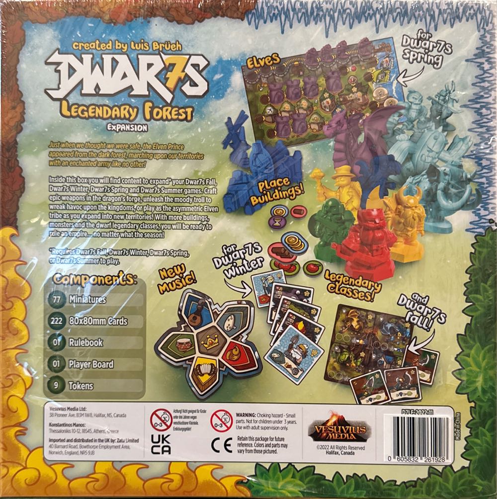 Dwar7s: Legendary Forest Expansion  board game collectible [Barcode 605832261928] - Main Image 2