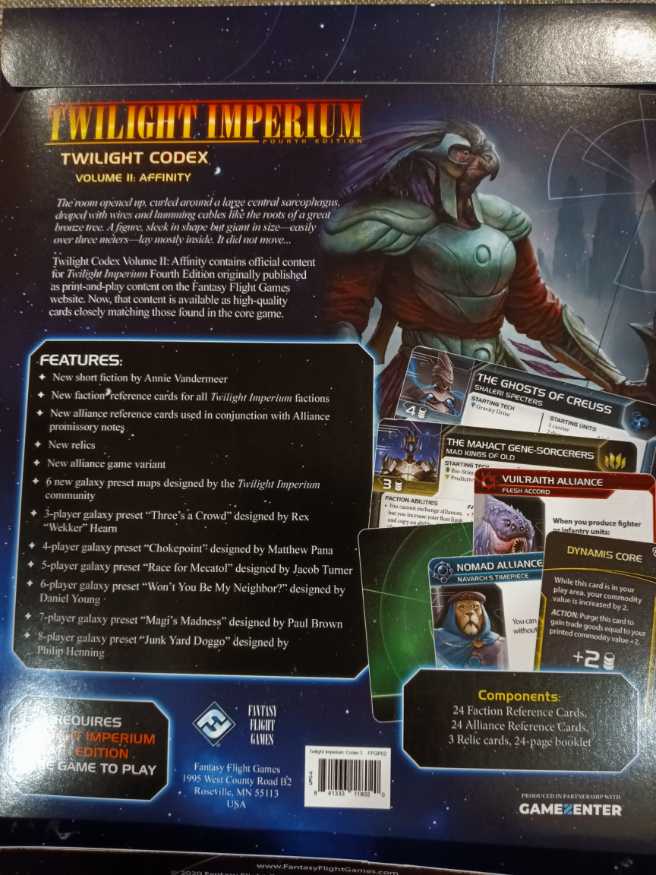 Twilight Imperium Codex III: Vigil   (3-6) board game collectible [Barcode 841333120450] - Main Image 2