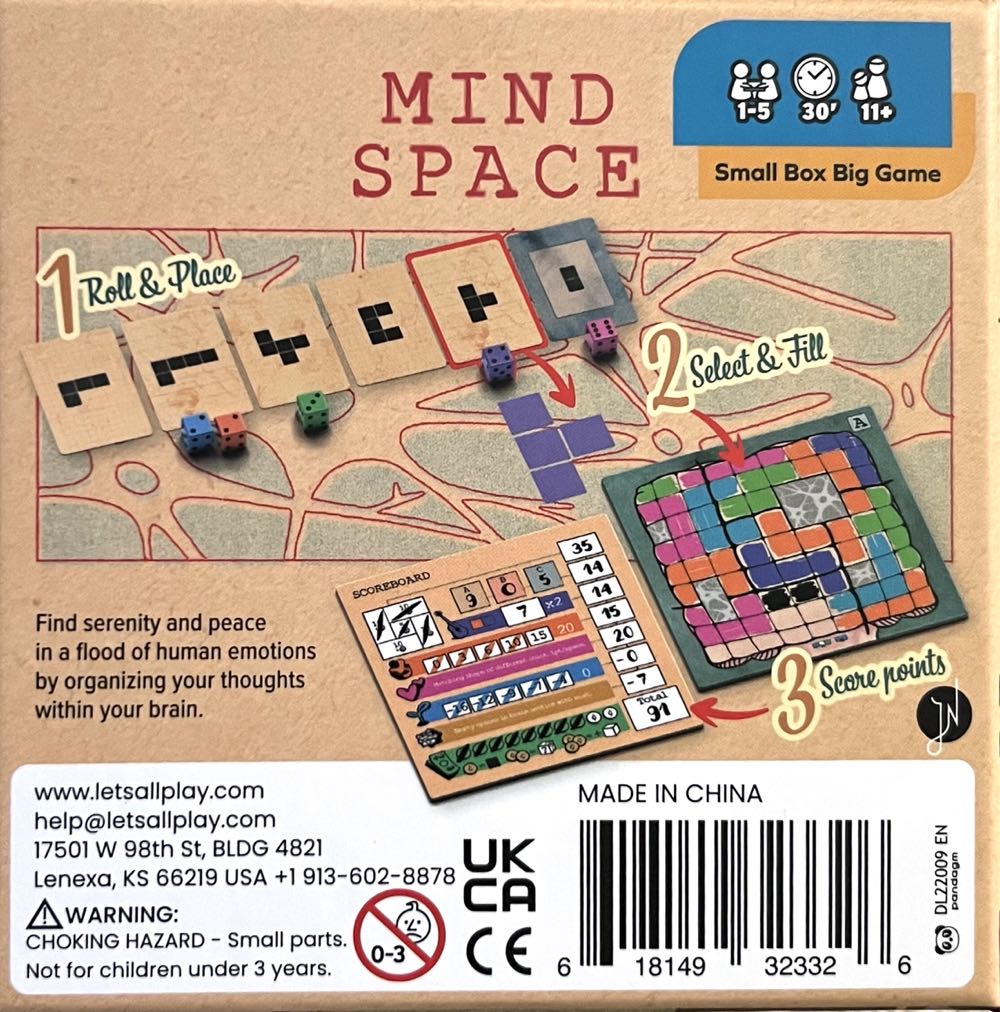 Mind Space  (1-5) board game collectible [Barcode 618149323326] - Main Image 2