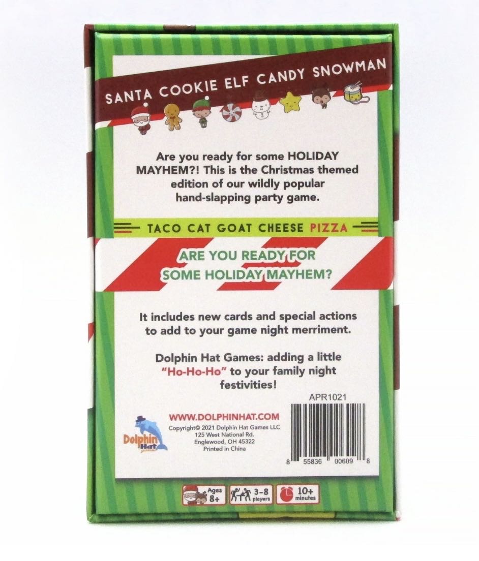 TCGCP: SANTA, COOKIE, ELF, CANDY, SNOWMAN Christmas Edition  (3-8) board game collectible [Barcode 855836006173] - Main Image 2
