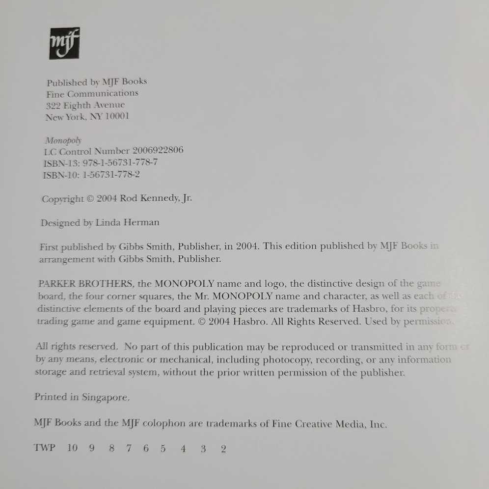 Monopoly: The Story Behind The World’s Best-selling Game  board game collectible [Barcode 9781567317787] - Main Image 4