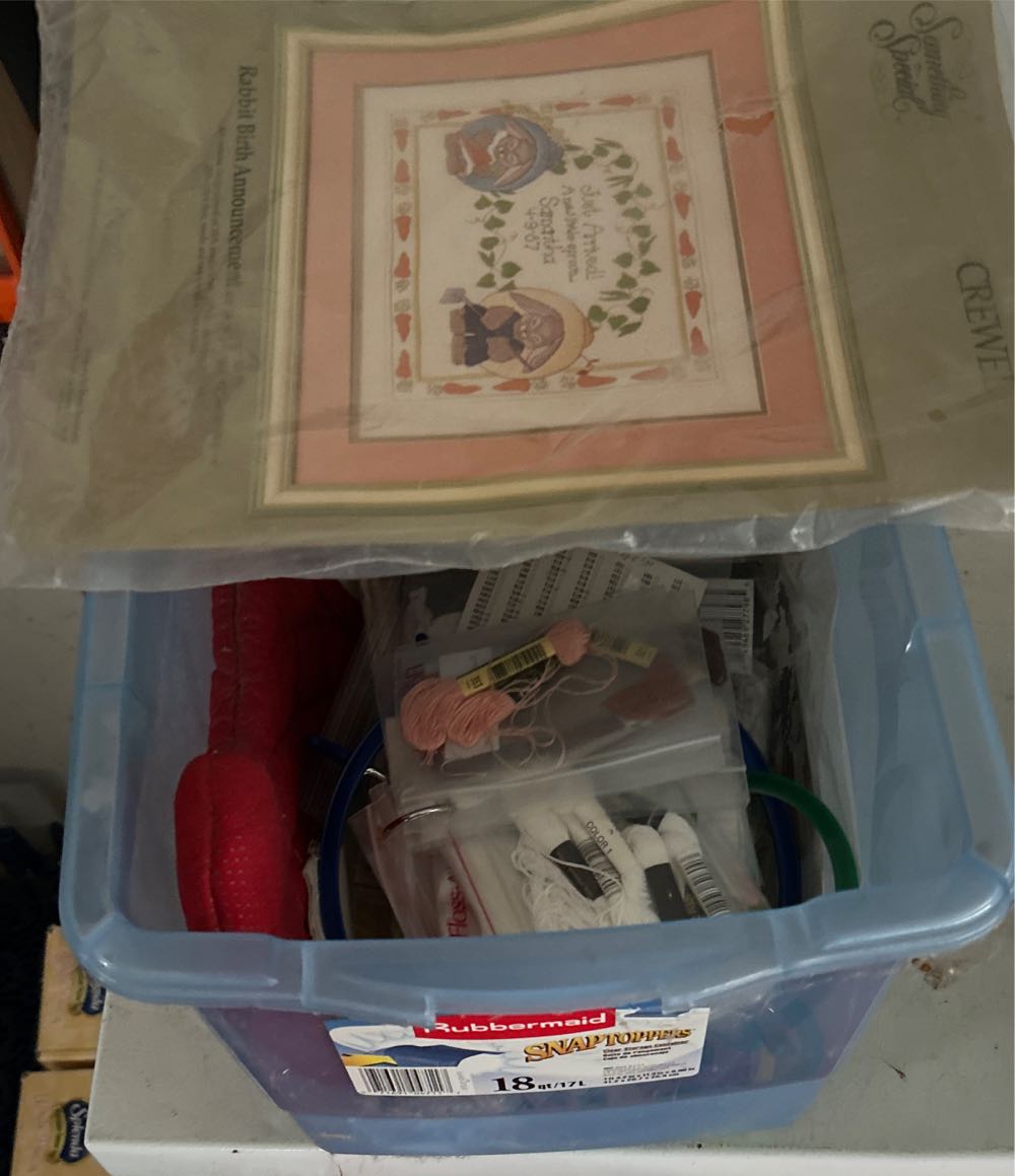 Crafts - Bucket Of Cross Stitch  board game collectible - Main Image 2