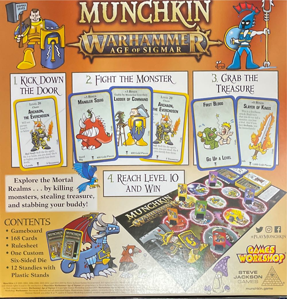 Munchkin Warhammer Age Of Sigmar  board game collectible [Barcode 4250231726538] - Main Image 2