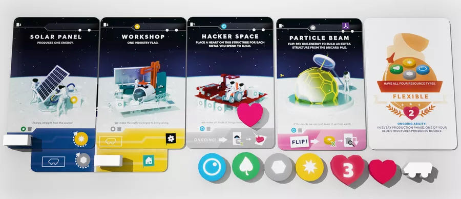 Moon: Deluxe Edition  (1-5) board game collectible [Barcode 604565354211] - Main Image 4