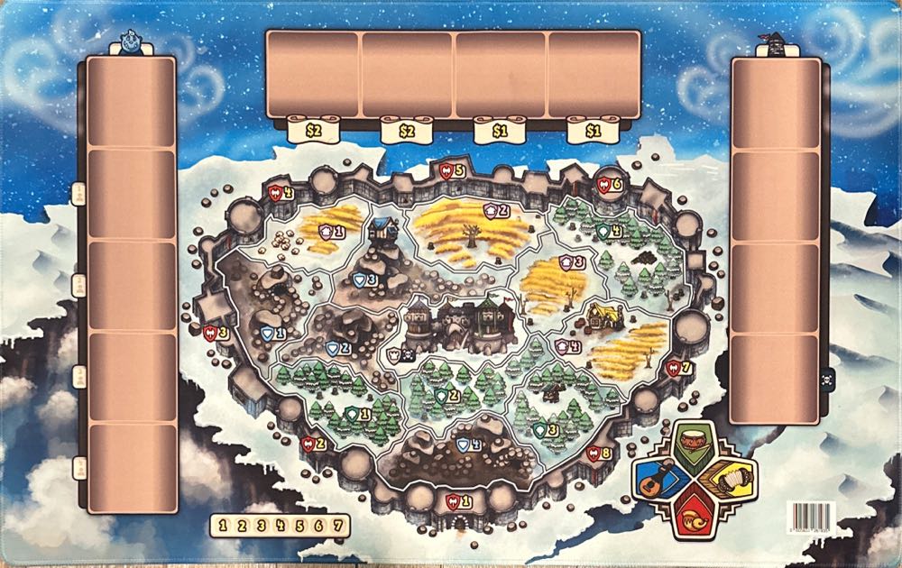 Dwar7s: Playmat  board game collectible [Barcode 605832261935] - Main Image 2