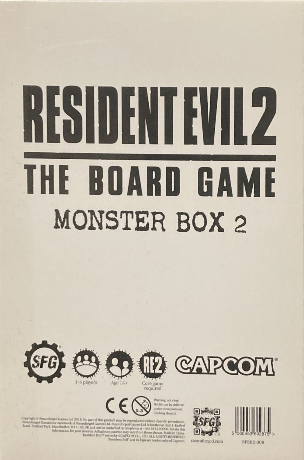 Resident Evil 2 Monster Box 1-3  board game collectible - Main Image 3