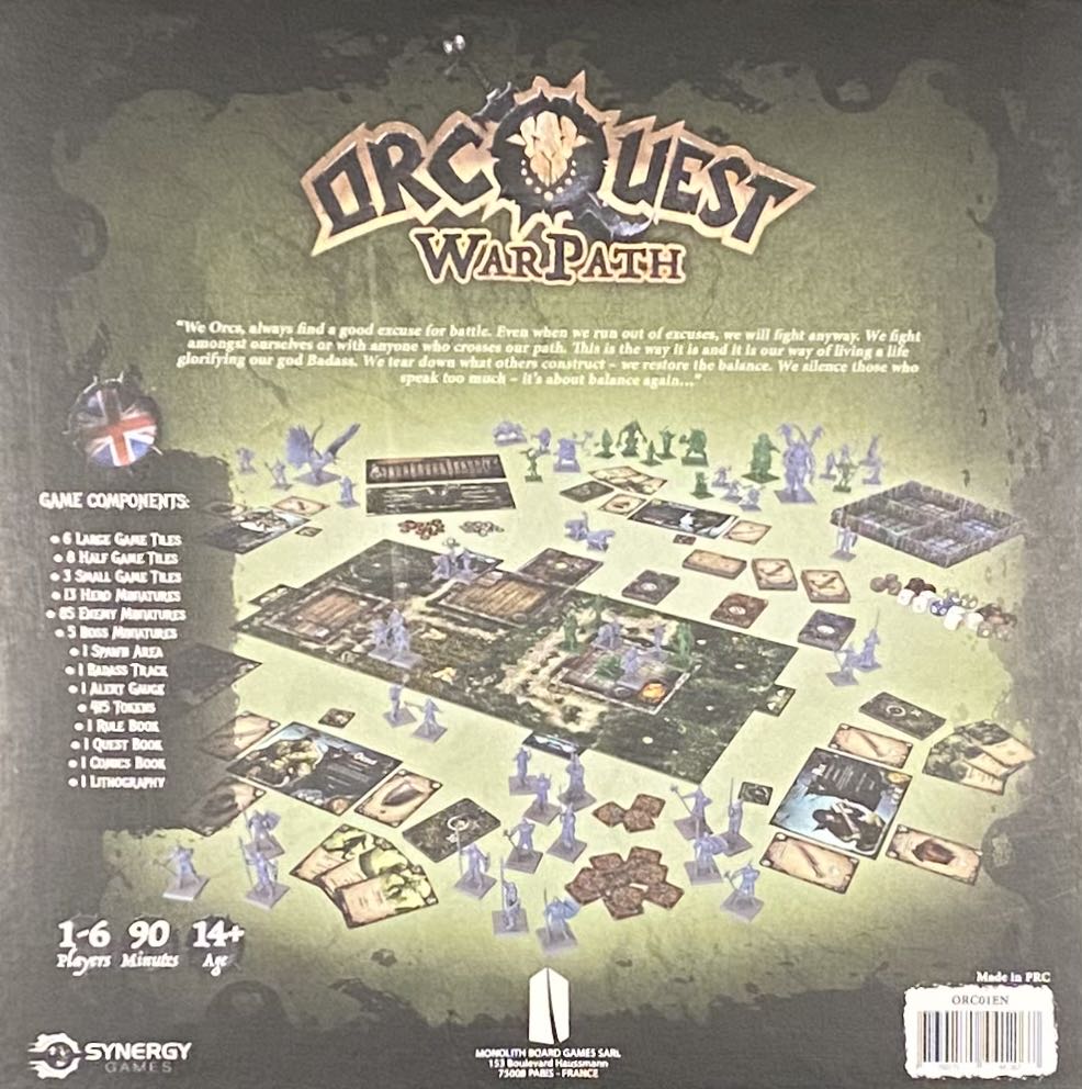 Orcquest: Warpath  (1-6) board game collectible [Barcode 3760271441267] - Main Image 2
