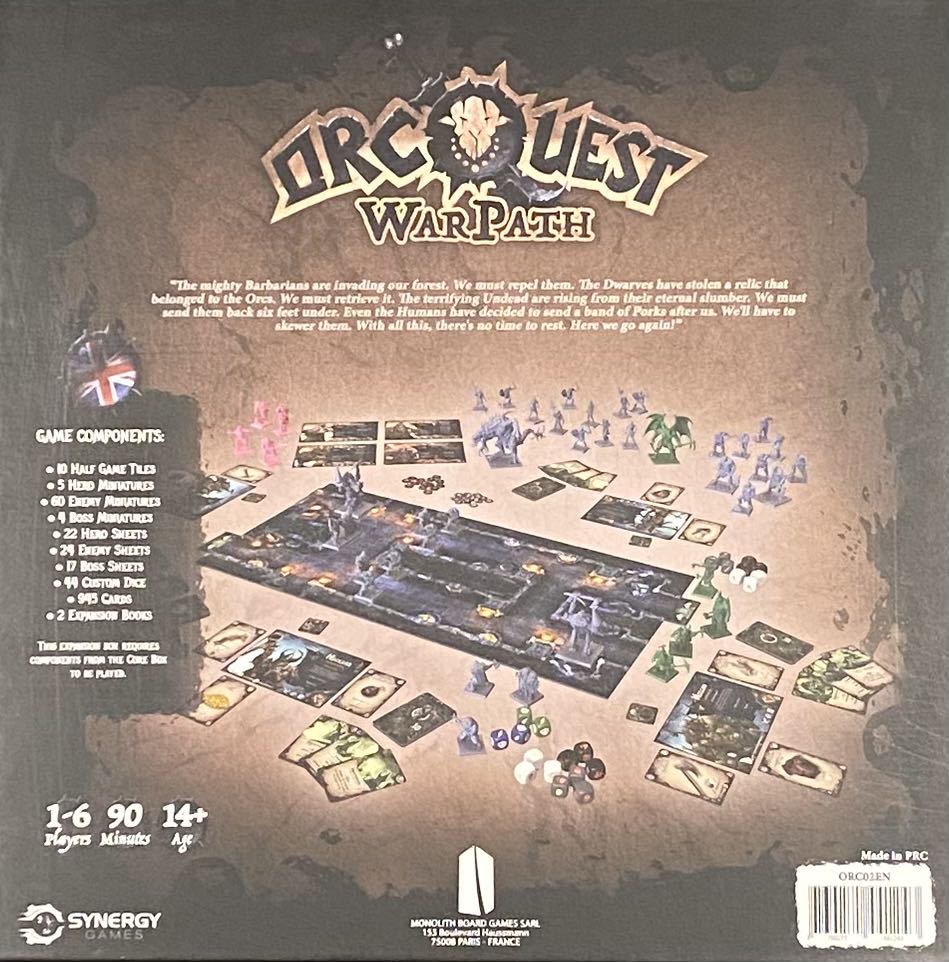 Orcquest: Warpath  (1-6) board game collectible [Barcode 3760271441267] - Main Image 4