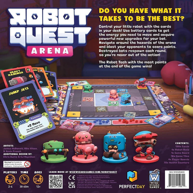 Robot Quest Arena  (2-4) board game collectible [Barcode 810019150821] - Main Image 2