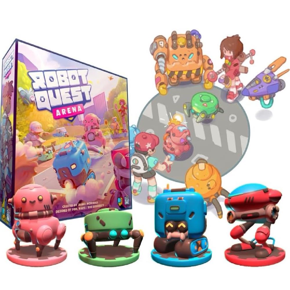 Robot Quest Arena  (2-4) board game collectible [Barcode 810019150821] - Main Image 4