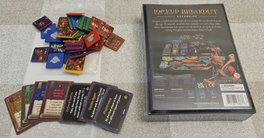 Lockup: Breakout Expansion Board Game  (1-5) board game collectible [Barcode 680168938638] - Main Image 2