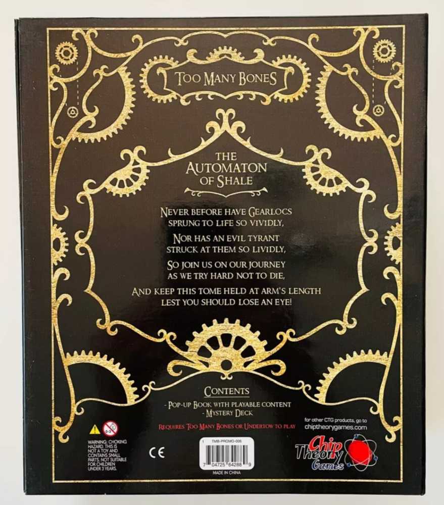 Too Many Bones: Automaton Of Shale Book Expansion  (1-4 Players) board game collectible [Barcode 704725642889] - Main Image 2