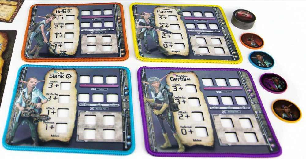 Too Many Bones: Lab Rats  (1-4) board game collectible [Barcode 704725643879] - Main Image 3