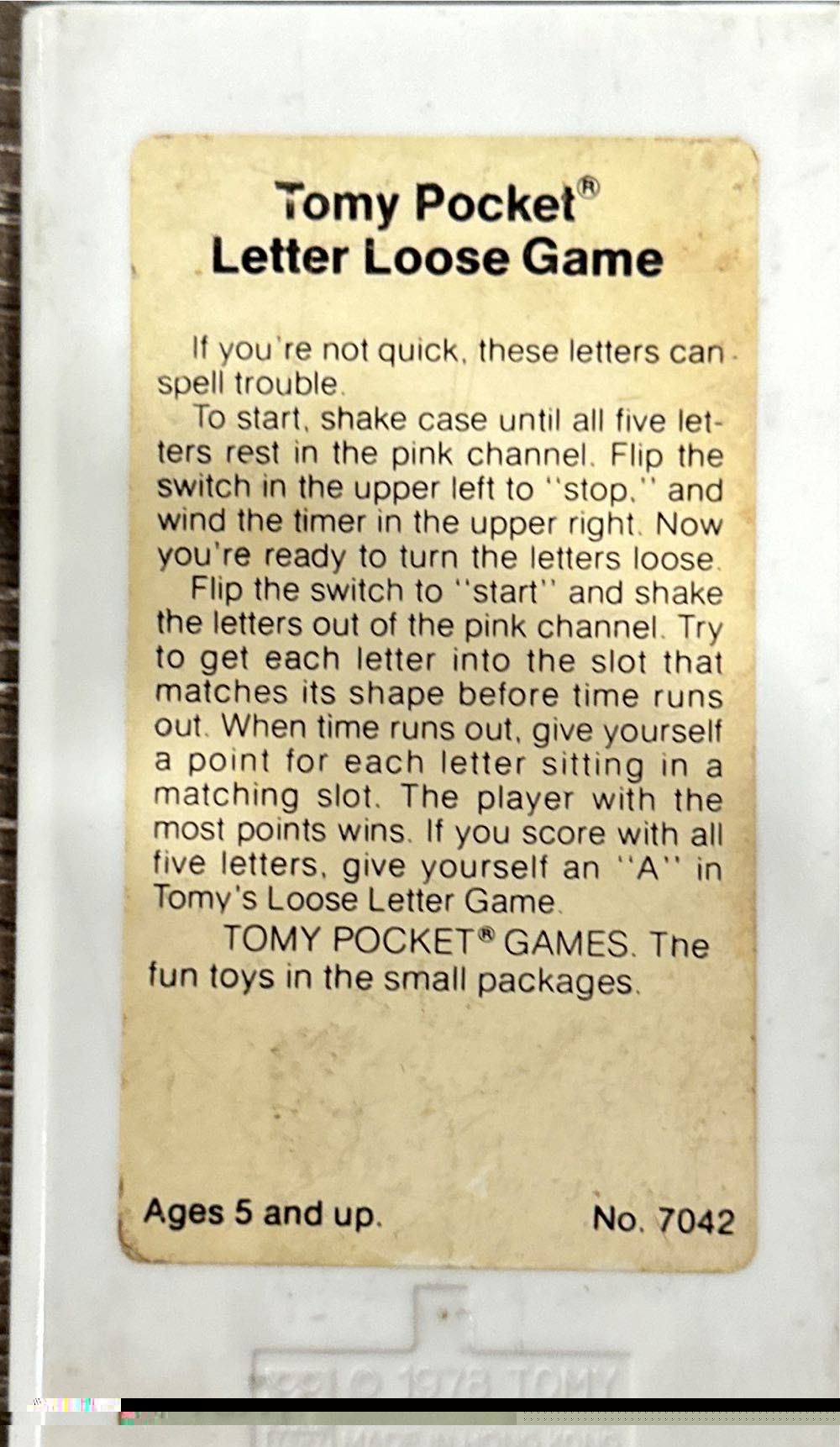 Letter Loose  board game collectible - Main Image 2