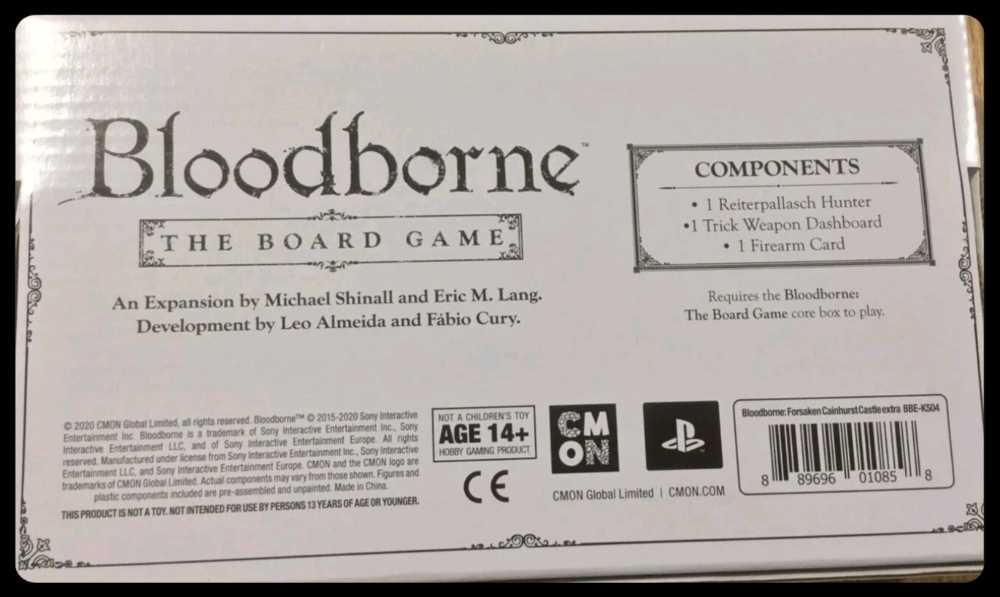 Bloodborne: The Boardgame: Forsaken Cainhurst Castle Extra  (1-4) board game collectible [Barcode 889696010858] - Main Image 2