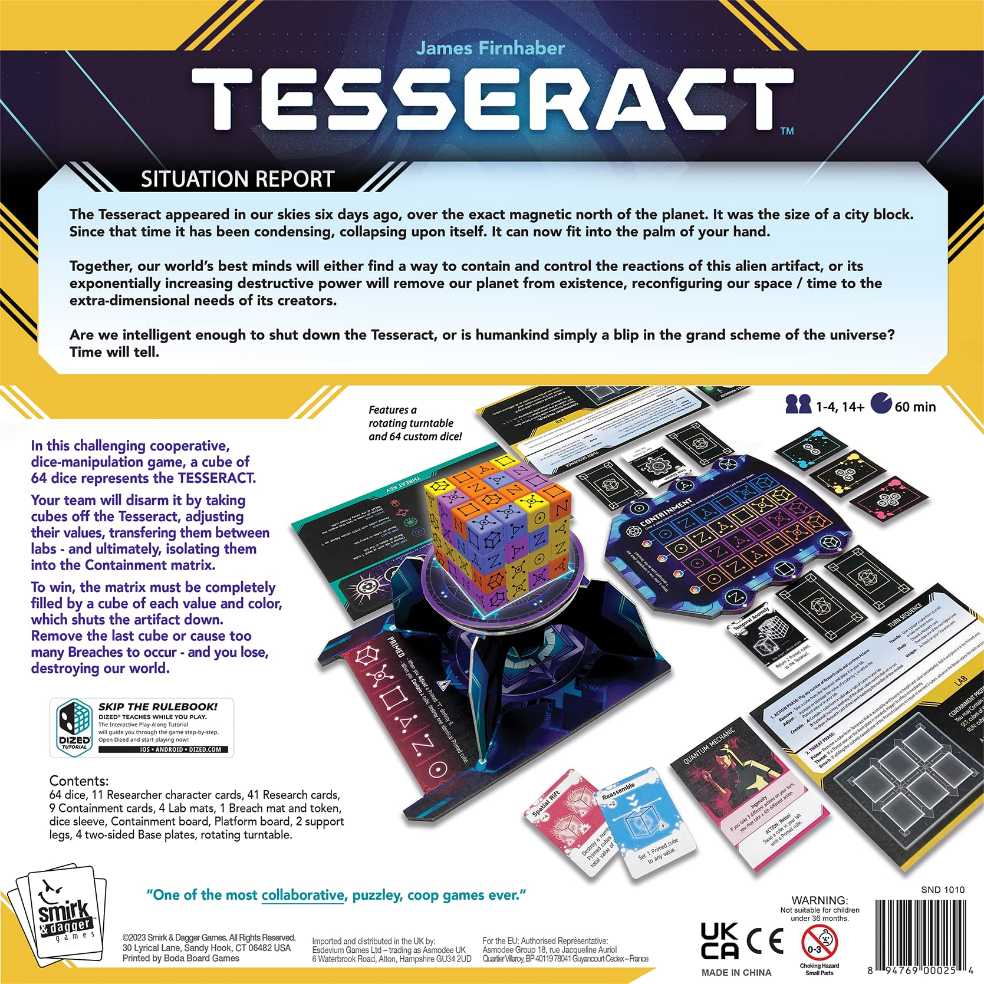 Tesseract  (1-4) board game collectible [Barcode 894769000278] - Main Image 2
