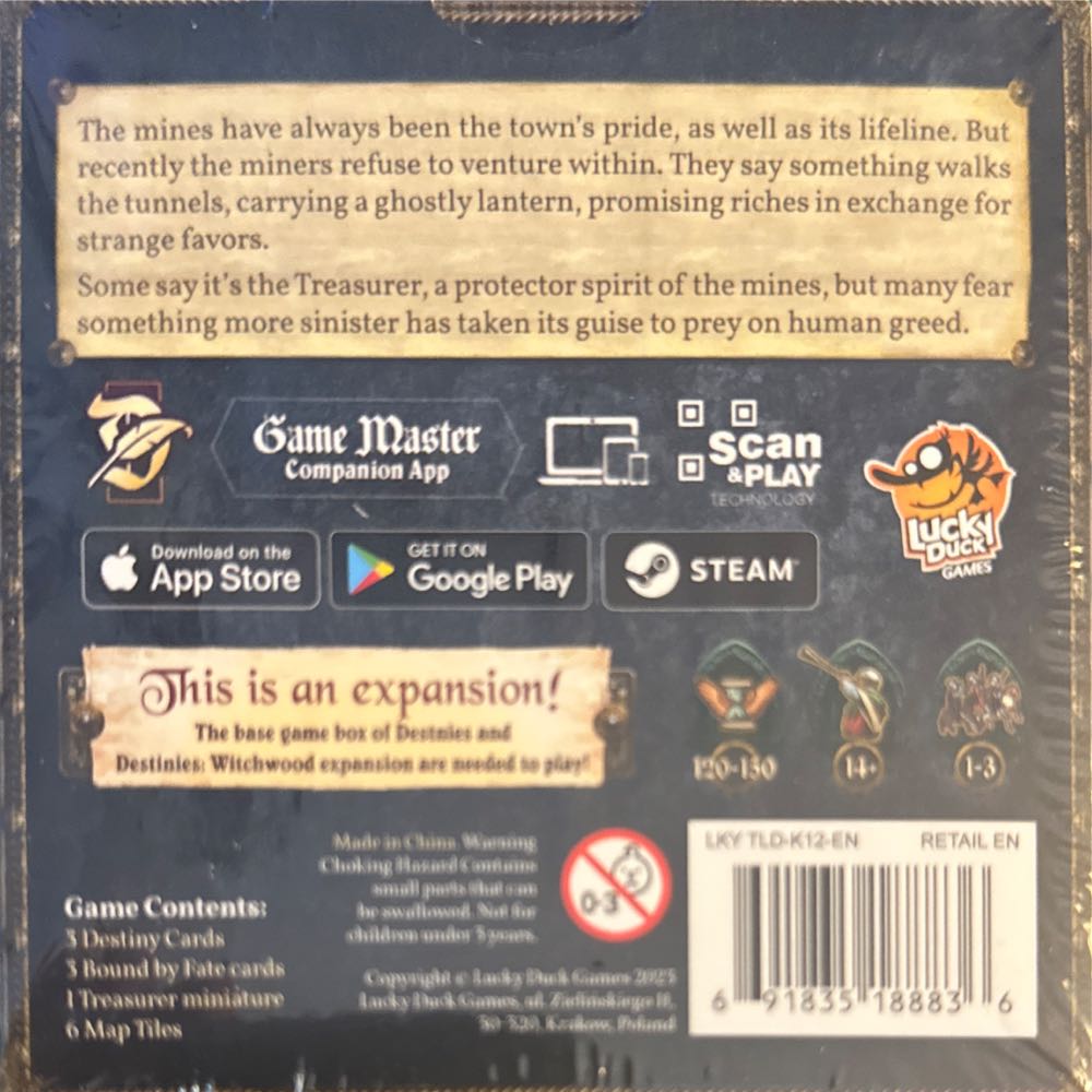 Destinies: All That Glitters  (1-3) board game collectible [Barcode 691835188836] - Main Image 2
