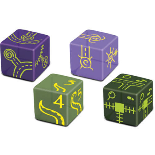 Railroad Ink: Eldritch Expansion  (1-6) board game collectible [Barcode 8056324760511] - Main Image 2