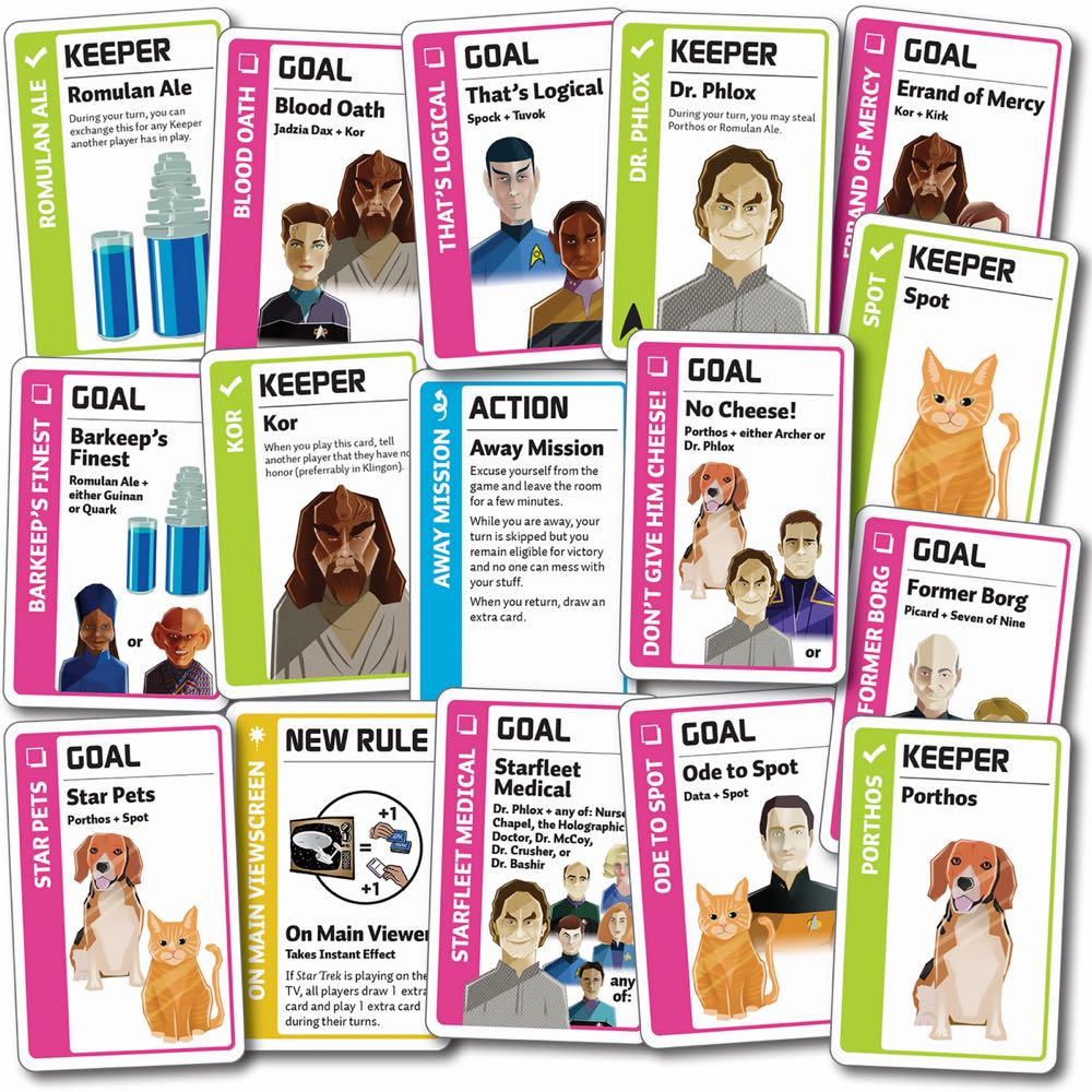 Star Trek Fluxx: Porthos Expansion By Looney Labs Loo117 Card Fluxx  board game collectible [Barcode 850023181084] - Main Image 2